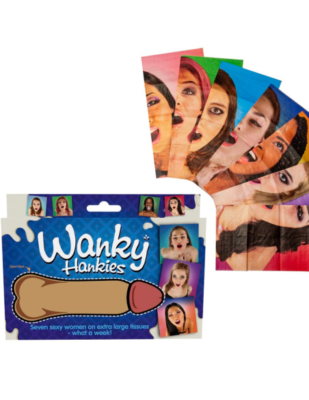 SPENCER & FLEETWOOD - WANKY HANKIES: 7 Pañuelos Extra Grandes para Mujeres | Estilo y Diversión en Celebraciones
