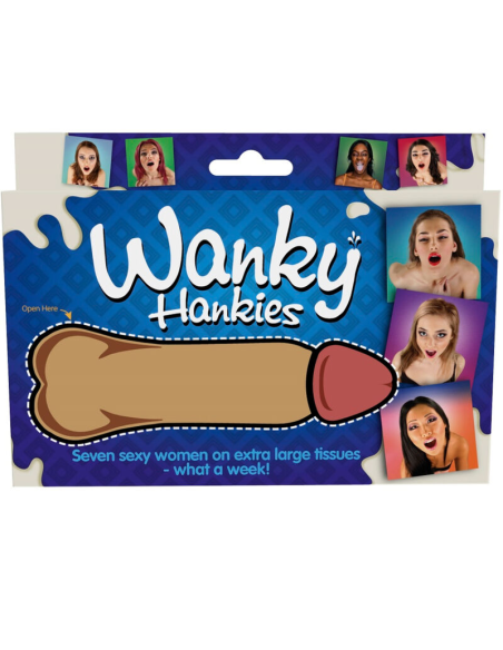 SPENCER & FLEETWOOD - WANKY HANKIES: 7 Pañuelos Extra Grandes para Mujeres | Estilo y Diversión en Celebraciones