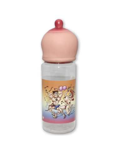 DIABLO PICANTE - Botella Boob Flesh 750 ml: ¡El toque divertido para tus fiestas!