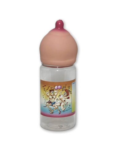 DIABLO PICANTE - Botella Tit Flesh 360 ml para Celebraciones Divertidas