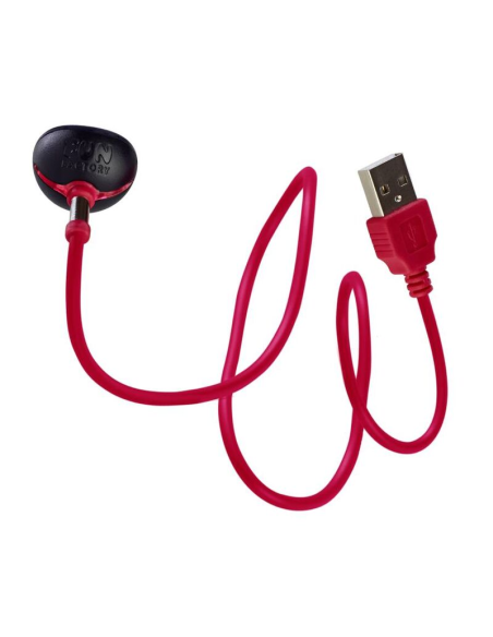 Cargador Magnético USB Rojo Fun Factory - Energía Universal para Juguetes Recargables