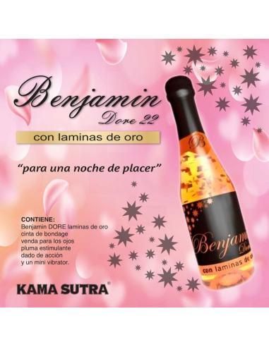 DIABLO PICANTE - BENJAMÍN DORE CON ORO 22K: Vino Espumoso y Placer Erótico para tus Noches