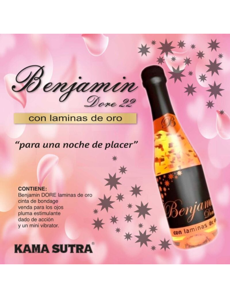 DIABLO PICANTE - BENJAMÍN DORE CON ORO 22K: Vino Espumoso y Placer Erótico para tus Noches