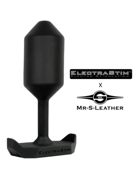 ElectraStim Electro Plug Anal MR-S-Leather - El Plug Anal Más Cómodo y Electrificante
