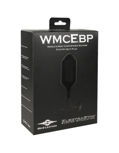 ElectraStim Electro Plug Anal MR-S-Leather - El Plug Anal Más Cómodo y Electrificante