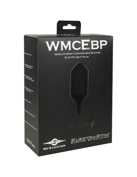 ElectraStim Electro Plug Anal MR-S-Leather - El Plug Anal Más Cómodo y Electrificante