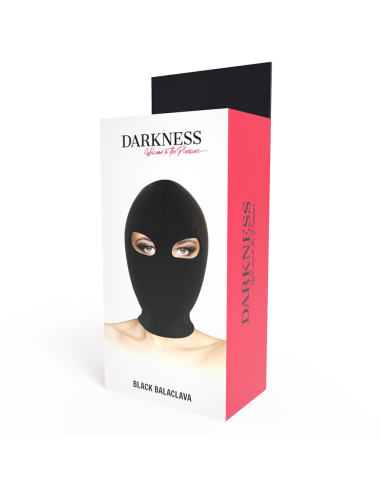 DARKNESS - Máscara de Sumisión Negra | Confort y Estilo para Fetichistas y BDSM