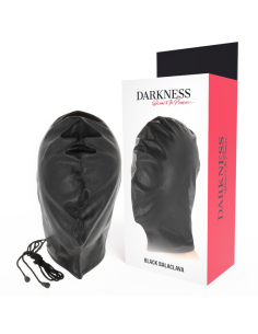 DARKNESS - Máscara Subyugante Negra: Confort y Estilo para el Mundo BDSM y Fetish