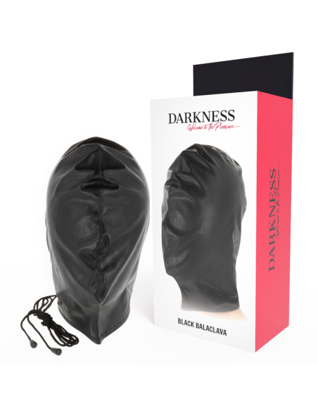 DARKNESS - Máscara Subyugante Negra: Confort y Estilo para el Mundo BDSM y Fetish