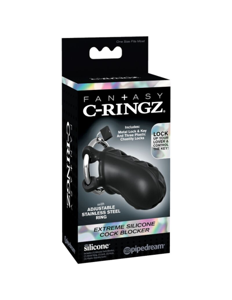 Fantasy C-Ringz: Jaula de Silicona para Placer Masculino y Durabilidad Extrema