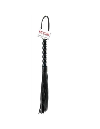 Fetish Fantasy Series: Látigo Mango Acanalado Cat-O-Nine Tails – 52 cm de Placer y Estilo