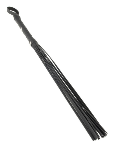 Fetish Fantasy Limited Edition: Látigo Azotador de Piel Negro para Juegos BDSM