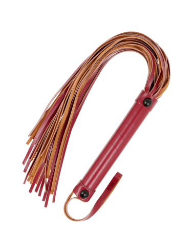 Fetish Submissive Dark Room - Látigo de Cuero Vegano para Juegos BDSM