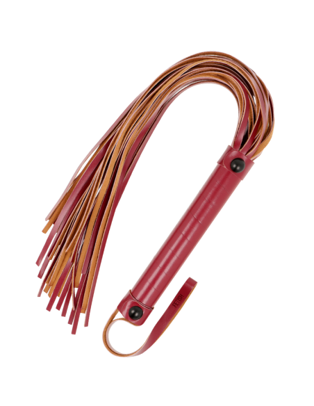 Fetish Submissive Dark Room - Látigo de Cuero Vegano para Juegos BDSM