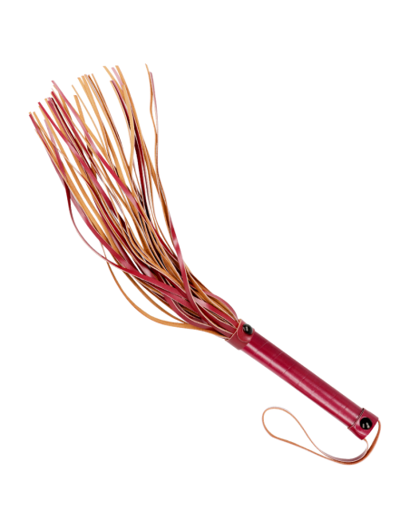 Fetish Submissive Dark Room - Látigo de Cuero Vegano para Juegos BDSM