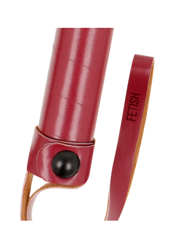 Fetish Submissive Dark Room - Látigo de Cuero Vegano para Juegos BDSM