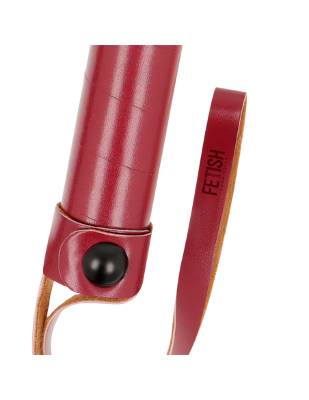 Fetish Submissive Dark Room - Látigo de Cuero Vegano para Juegos BDSM