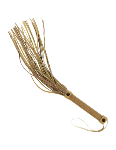 FETISH SUBMISSIVE ORIGEN - Látigo de Cuero Vegano para Juegos BDSM y Fetichistas