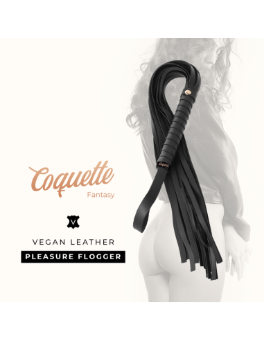 Coquette Chic Desire - Fantasy Látigo de Cuero Vegano para Juegos Fetichistas y BDSM