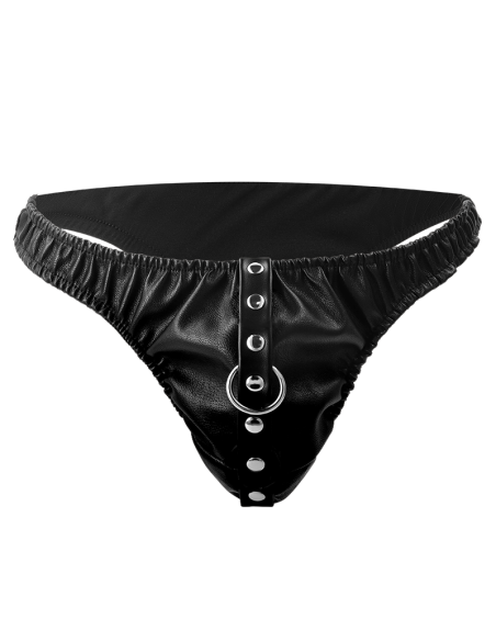 DARKNESS - Tanga de Sumisión con Cadena Metal | Comfortable y Resistente para Juegos Fetish y BDSM