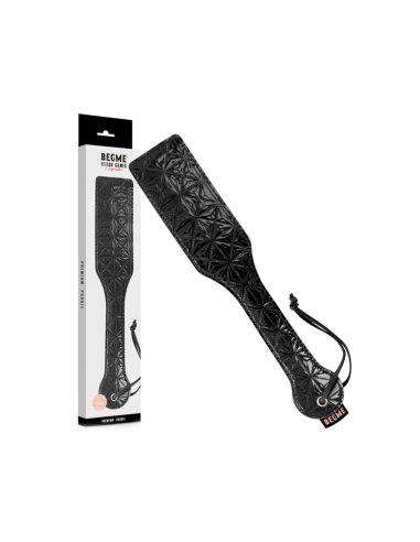 BEGME - Black Edition Pala Cuero Vegano para Juegos BDSM | Dominación y Sumisión Segura