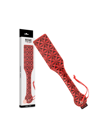 BEGME - Red Edition Pala Leather Vegano | Mordaza BDSM de Alta Calidad para Juegos Fetichistas
