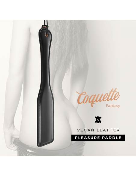 Coquette Chic Desire Fantasy: Fusta de Cuero Vegano para Juegos Fetichistas BDSM