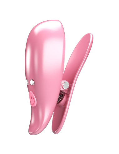 PRETTY LOVE - LEAF Pinzas Vibratorias Para Pezones Rosa | SexPlace.MX