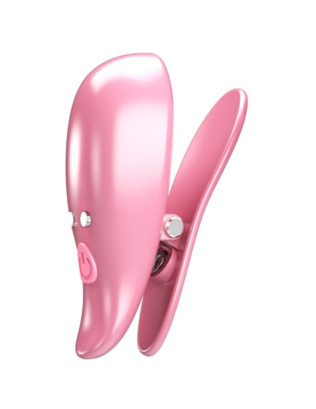 PRETTY LOVE - LEAF Pinzas Vibratorias Para Pezones Rosa | SexPlace.MX