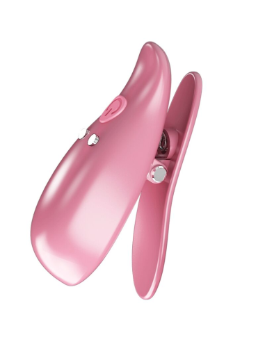 PRETTY LOVE - LEAF Pinzas Vibratorias Para Pezones Rosa | SexPlace.MX