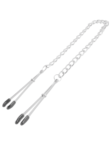 Darkness - Pinzas Ajustables para Pezones Metal Unisex | Estimulación Fetish y BDSM