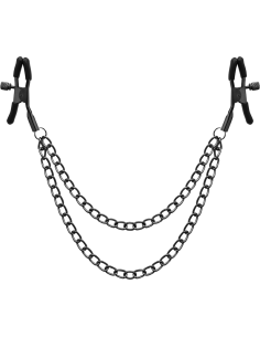 Pinzas para Pezones BEGME - Red Edition con Cadena | BDSM Unisex Sin Niquel