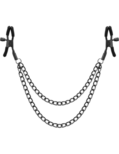 Pinzas para Pezones BEGME - Red Edition con Cadena | BDSM Unisex Sin Niquel