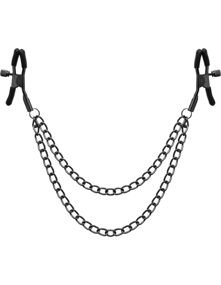 Pinzas para Pezones BEGME - Red Edition con Cadena | BDSM Unisex Sin Niquel