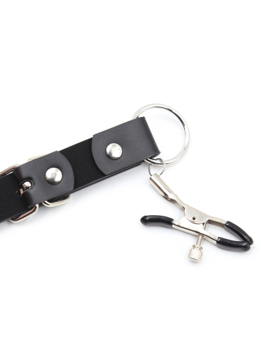 OHMAMA FETISH - Pinzas Clítoris con Correas para una Experiencia Sexual Única y Excitante