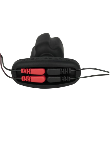 ElectraStim Tartarus Plug Anal Cuadripolar de Silicona Negra - Sensaciones Eléctricas Intensas y Innovadoras