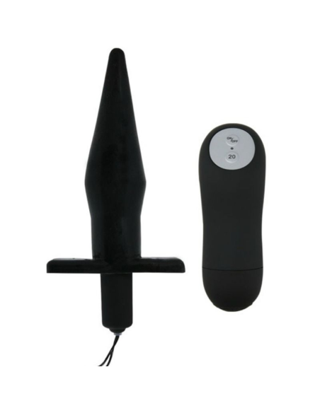 Baile - Butt Plug Anal con Vibración Negro | Estimulación Anal Intensificada