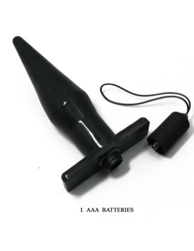 Baile - Butt Plug Anal con Vibración Negro | Estimulación Anal Intensificada
