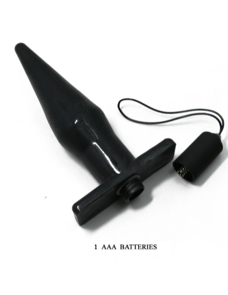 Baile - Butt Plug Anal con Vibración Negro | Estimulación Anal Intensificada