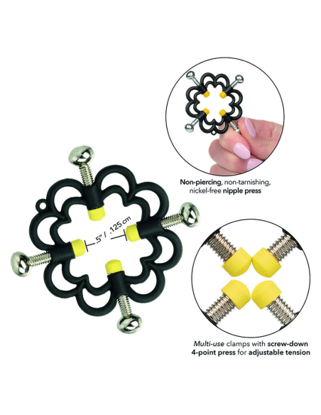 Abrazaderas Ajustables para Pezones - Placer y Estimulación Creativa