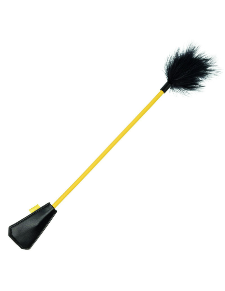 CALEXOTICS - BOUNDLESS CULTIVO DE PLUMAS: Juguete BDSM Doble con Plumas Cosquilleantes y Piel Sintética