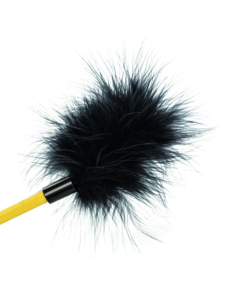 CALEXOTICS - BOUNDLESS CULTIVO DE PLUMAS: Juguete BDSM Doble con Plumas Cosquilleantes y Piel Sintética