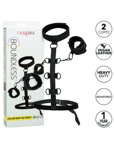 CalExotics Boundless: Collar de Sujeción Corporal para Placer y Bondage