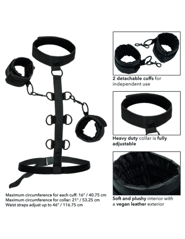 CalExotics Boundless: Collar de Sujeción Corporal para Placer y Bondage