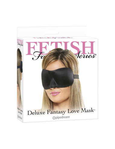 Fetish Fantasy Series - Máscara Deluxe Negra para Juegos Sensitivos Sin Luz