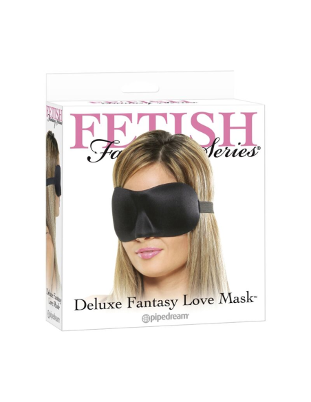 Fetish Fantasy Series - Máscara Deluxe Negra para Juegos Sensitivos Sin Luz