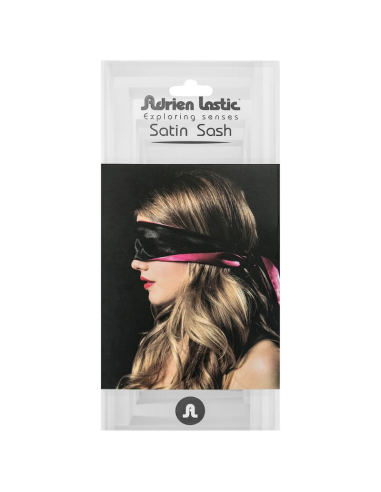 ADRIEN LASTIC - VENDA Satin Reversible Rosa/Negro | SexPlace.MX