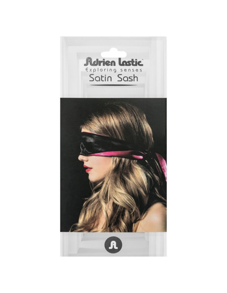 ADRIEN LASTIC - VENDA Satin Reversible Rosa/Negro | SexPlace.MX