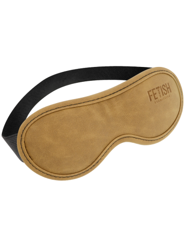 FETISH SUBMISSIVE - Antifaz de Cuero Vegano para Juegos BDSM | Mask para Bondage y Placer
