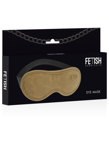 FETISH SUBMISSIVE - Antifaz de Cuero Vegano para Juegos BDSM | Mask para Bondage y Placer